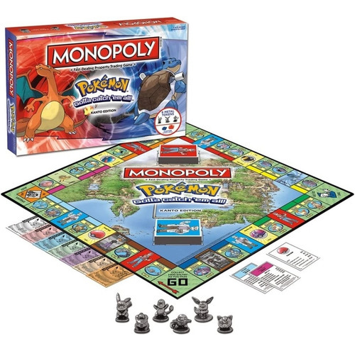 Monopoly Juego De Mesa - Pokémon Kanto Edition