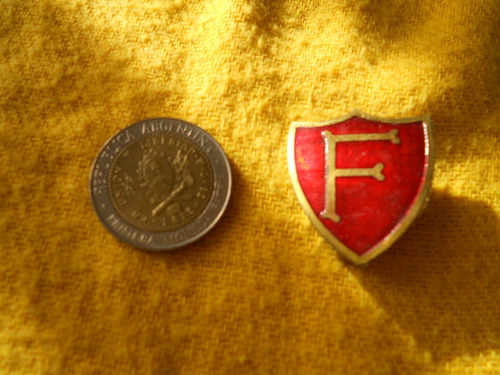 Lucheto Pin Prendedor Letra  F  - ( Para Nombre O Apellido )