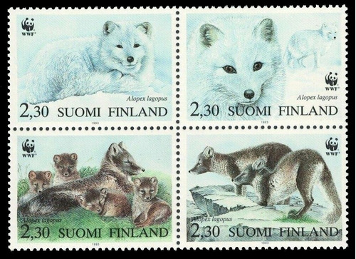 Fauna - Wwf - Zorro Del Artico - Finlandia - Serie Mint 