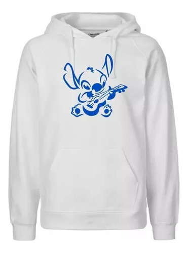 Buzo Canguro Hoodie Stitch Elvis Presly Lilo Comoda Unisex