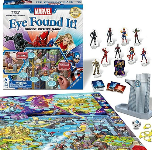 Ravensburger Marvel Eye Found It! Juego De Mesa Para Niños