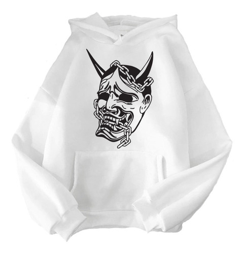  Sudadera Oni Demonio Japones Moda Oversize Fkttsh D15