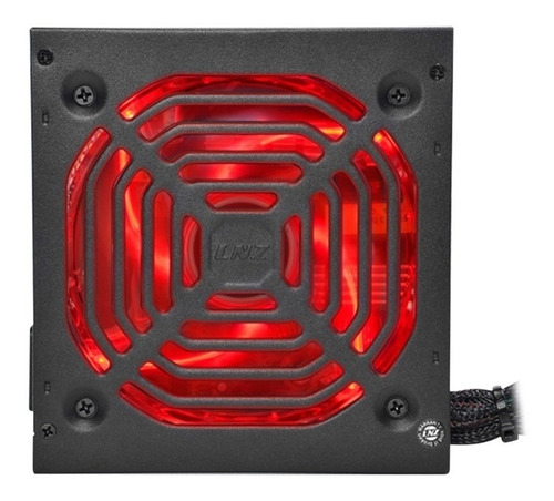Imagen 6 de 8 de Fuente Lnz Zx750-ls 750w Gamer Led Rojo