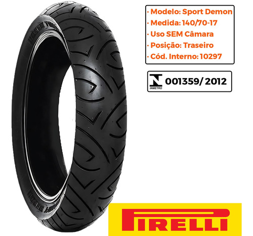Par Pneu Kawasaki Z300 110-70-17 + 140-70-17 Pirelli
