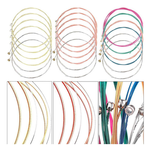 66 Pcs Accesorios De Guitarra Kit Cuerdas De Guitarra,