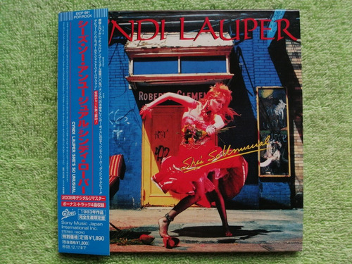 Eam Cd Mini Lp Cyndi Lauper She's So Unusual 1983 Japones 