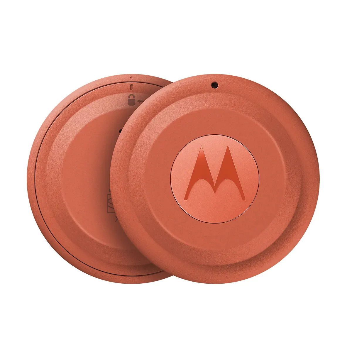 Rastreador Bluetooth Motorola Moto Tag 2, compatible con USB con Android (aplicación de localización) Ip68, 1 unidad, naranja