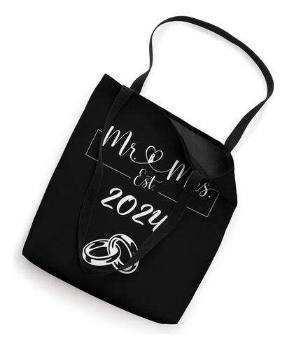 Sr. Sra. Establecido Casado Vintage 2024 Bolsa De Tela