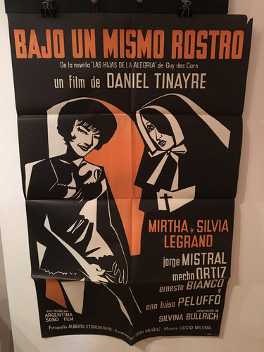 Afiche De Cine Original Original - Bajo Un Mismo Rostro