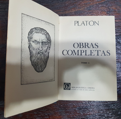 Libro Obras Completas De Platón - Tomo 1 - Omeba (Usado)