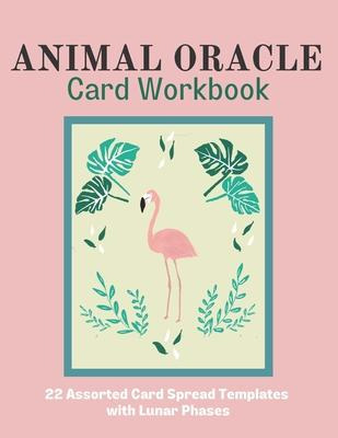 Libro Animal Oracle Card Workbook : 22 Assorted Card Spre...