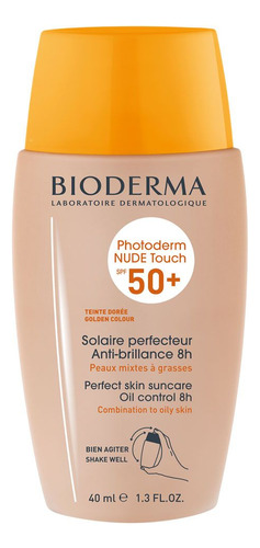 Bioderma Photoderm Fps50 Nude Touch Con Color Pieles Mixtas A Grasas Protector Solar