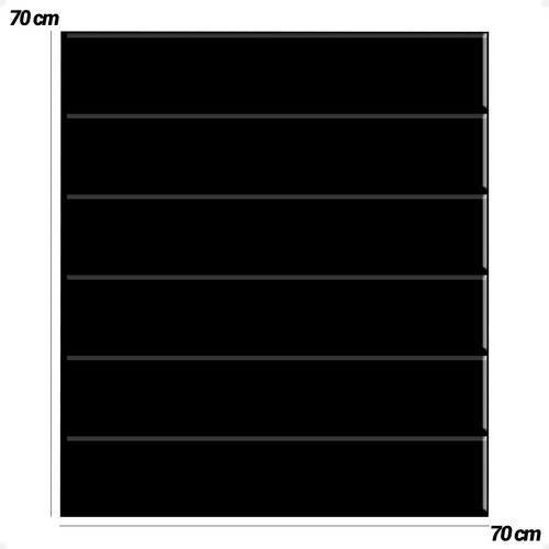Placa Revestimiento Pared Autoadhesiva Tabla Negra Pack 10 Unidades 70 X 70 - Otec