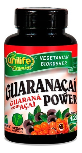 Guaranaçaí Power 120 cápsulas 500 mg Unilife