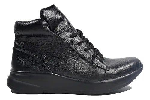 comprar Zapatilla Botita Cuero Mujer Urbanas Zapatos P2002473