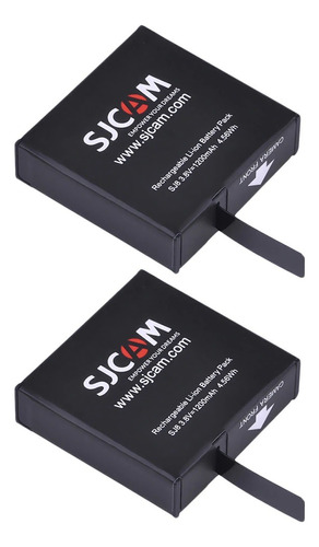 2 X Batería De Litio 1200mah Para Cámara Deportiva Sjcam Sj8