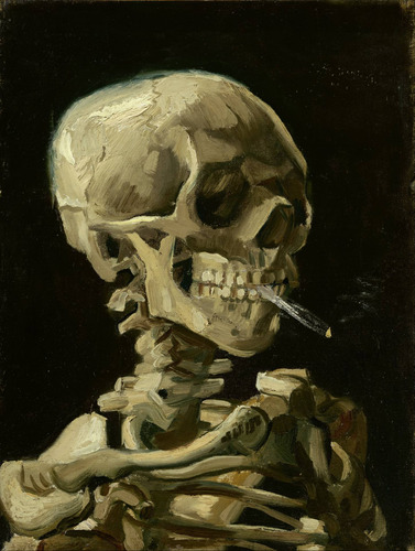 Van Gogh Skull Poster 50421 60x90 Pintura Arte Picasso