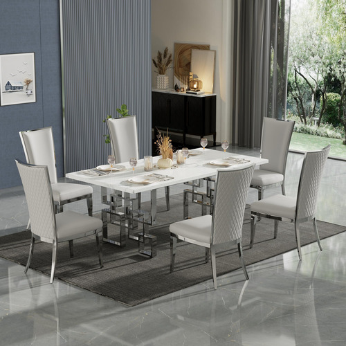 Auz Juego De Mesa De Comedor De 5 Piezas Para 4 Juego De