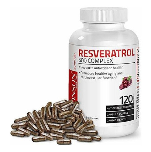 Resveratrol 500 Complex Extracto De Vino Tinto 120 Cap