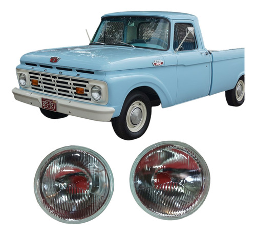 Juego De Opticas Para Ford F100 62 Al 81 (lam)