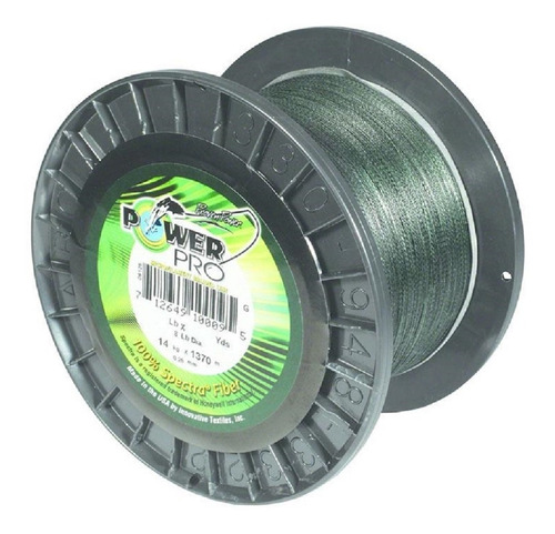 Multifilamento Power Pro 250lb-0.89mm- 1000m - Verde Musgo