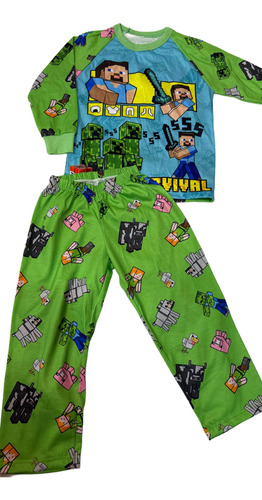Pijamas Minecraft Otoño Invierno