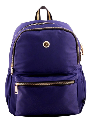 Imagen 5 de 10 de Mochila Urbana Amayra Mujer Dama Simil Cuero Grande 4 Pp