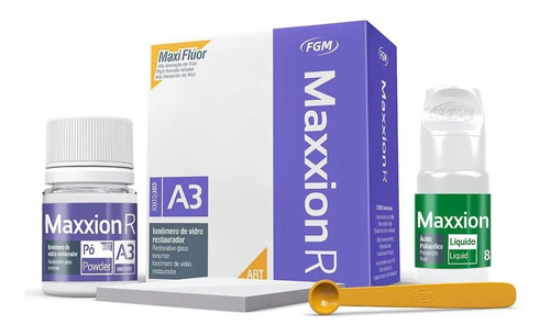 Maxxion R-a3 Polvo 10 Gr.+ Líquido 8 Gr. Vidrio Ionomero