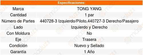 Set 2 Tolvas/loderas Salpicaderas Trasera Ford F-150 15_18