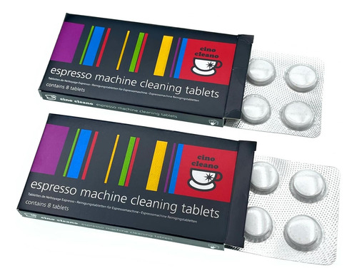 Tabletas de limpieza para máquinas de café espresso Cino C
