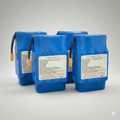 Kit 4 Baterias 36v 4.4ah 10s2p Lítio 18650 Original Azul