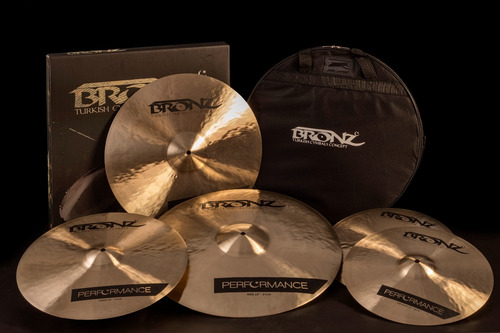 Set De Pratos Bronz Performance (b20) - Hh14, Cr16/18 E Rd20