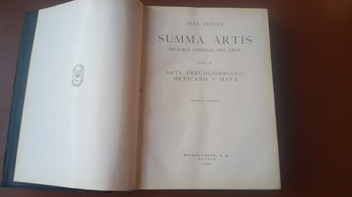 Suma Artis-historia General Del Arte