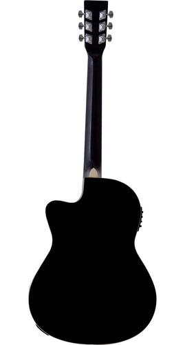 Imagem 2 de 6 de Violão Eletroacústico Aço Ge-21 Preto Harmonics