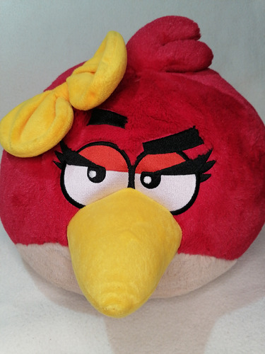 Peluche Original Miss Red Angry Birds Rovio 25x30cm.