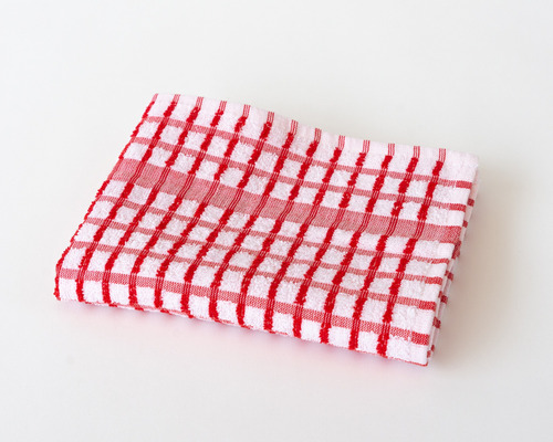Paquete De 5 Secadores Rojos Para Cocina, 100% De Algodón