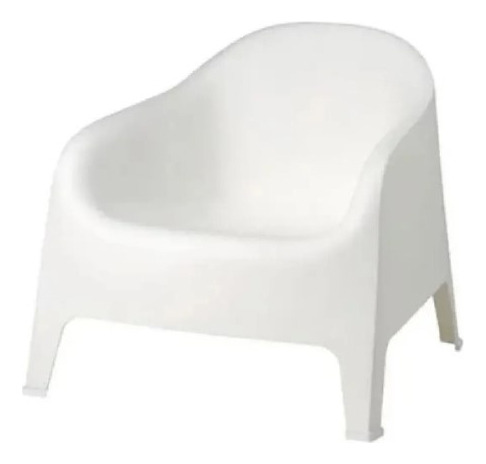 Sillon Skarpo Blanco Plastico Exterior Mueble Jardín