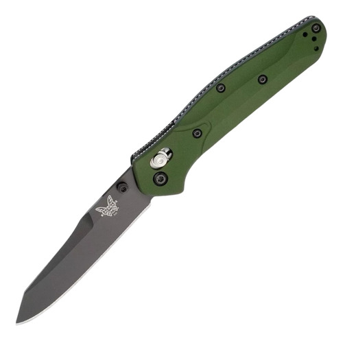 Canivete Benchmade Osborne 940 Green Scales Axis Lock