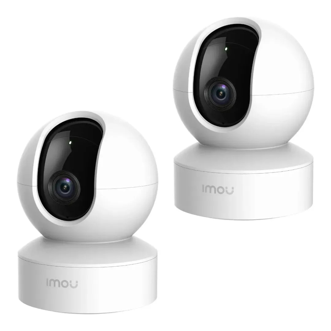 Kit 2 Camaras De Seguridad Wifi Imou Dk2 2mp Inalambricas Full Hd Vision Nocturna Deteccion Movimiento Color Blanco Interior Global Pc