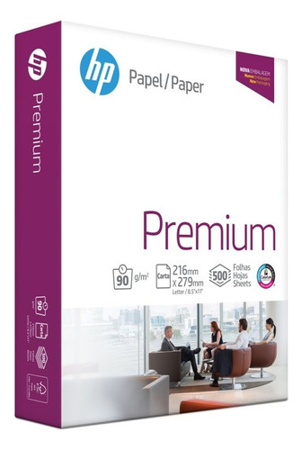 Tres Resma Papel Carta 90 G/m2 500 Hojas 216x279 Mm