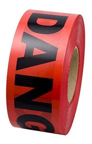 Incom Manufacturing: Red Peligro Tape Tape Advertencia Barri