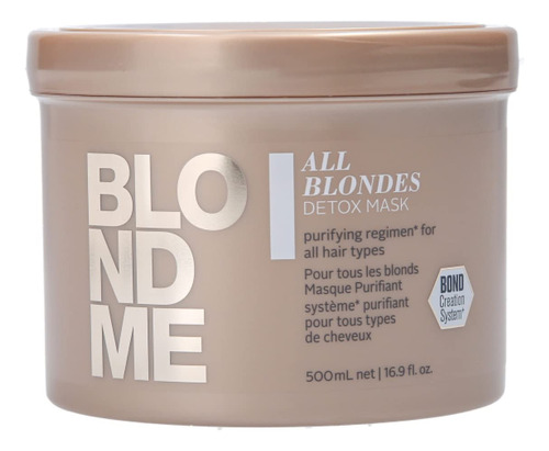 Blondme Mascarilla Desintoxicante All Blondes  Cuidado Puri