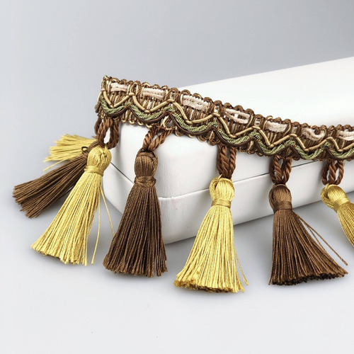 . Cortina De Encaje De 13 M, Decoración De Flecos Colgantes