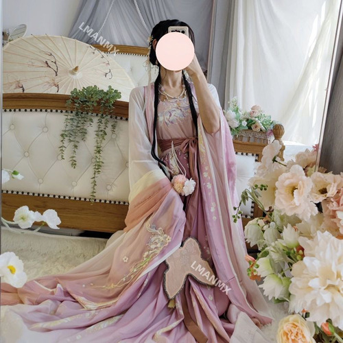 Conjunto Hanfu Hanfu Tradicional De Talla Grande Para Mujer