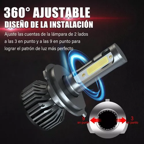 Kit De Faros Delanteros Csp Led Canbus 9003 H4 - 24000lm
