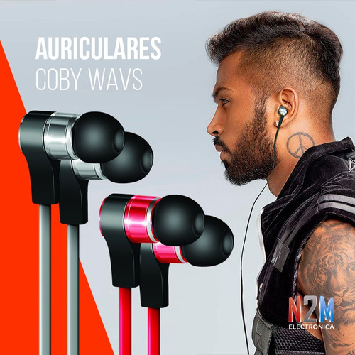 Imagen 6 de 10 de Auriculares Bluetooth Deportivos Recargables Usb Coby Wavs
