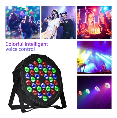 Luces Led Rgb Para Fiestas, Activadas Por Sonido
