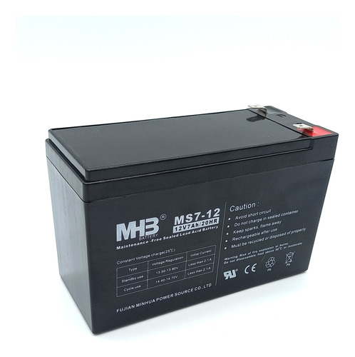 Bateria 12v 7ah Ups, Alarmas Y Cercos Electricos