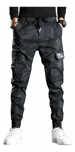 Pantalones Bombachos Moda Hip Hop Para Hombre Pantalón De Chándal Cargo  Casuales