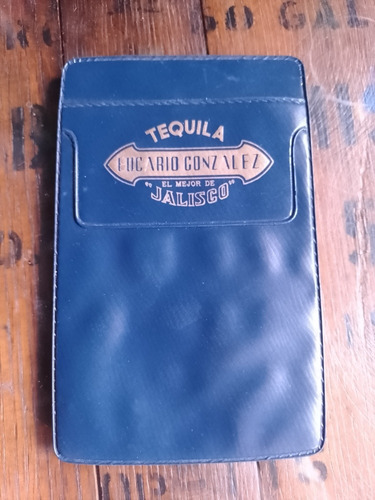 Cartera Antigua De Tequila Eucario Gonzalez 